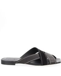 Tod's - Solid Cross-Strap Flats - Lyst