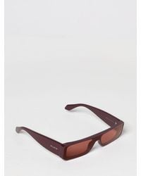 Alaïa - Rectangular Acetate Sunglasses With Lettering Logo - Lyst