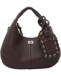 Ganni - Mini Hobo Bag - Lyst