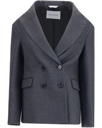 Balenciaga - Double-Breasted Wool Blazer - Lyst