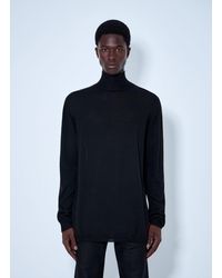 Rick Owens - Oversized Turtleneck Sweater - Lyst