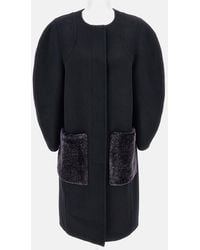 Fendi - Ff Double Wool Coat - Lyst