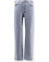 Gucci - Jeans With Gg Inserts - Lyst