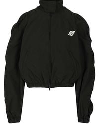 Alexander Wang - Cropped Puffer Jacket - Lyst