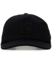 Fendi - Wool Blend Baseball Hat - Lyst