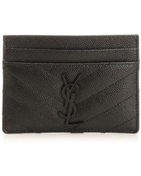 Saint Laurent - Monogram Card Case - Lyst