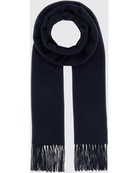 Max Mara - Dalia Monogram Pure Cashmere Scarf With Fringed Edges - Lyst