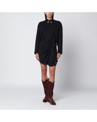 Isabel Marant - Polka-Dot Silk-Blend Dress - Lyst