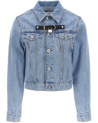 JW Anderson - J.W.Anderson 'Padlock Strap Trucker' Jacket - Lyst