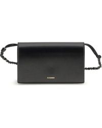 Jil Sander - Wallet Tangle Calf Leather - Lyst