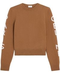 Celine - Crew Neck Sweater - Lyst