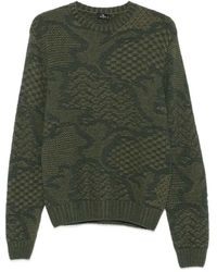 Etro - Intarsia-Knit Crew-Neck Sweater - Lyst