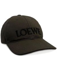 Loewe - Futurist Cat Cotton Baseball Cap - Lyst