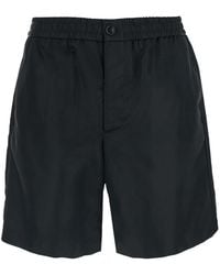 Ami Paris - Shorts With Elastic Waist And Ami De Coeur Detail On The Back - Lyst