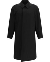 Prada - Single-Breasted Coat With Long Sleeves - Lyst