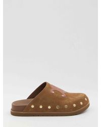 Celine Pitea Clog in Brown | Lyst