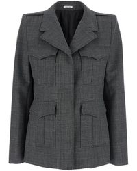 McQueen - Wool Jacket - Lyst