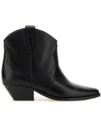Isabel Marant - Dewina Leather Bootie - Lyst