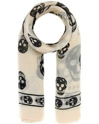 McQueen - Printed Silk Foulard - Lyst