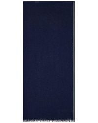 Giorgio Armani - Cashmere And Silk Stole With Shiny Viscose Edge - Lyst