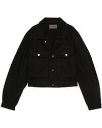 Lemaire - Cotton Cropped Jacket - Lyst