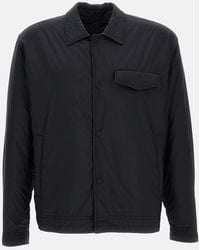 Herno - Boxy-Cut Lightweight Overshirt Jacket With Structured Pockets - Lyst