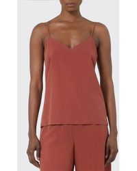 Max Mara - Basic Satin Top - Lyst