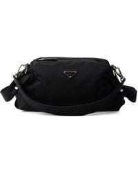 Prada - Explore Re-Nylon And Leather Shoulder Bag - Lyst