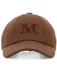 Max Mara - Raffia Circense Baseball Cap - Lyst