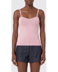 Max Mara - Basic Virgin Wool Blend Top - Lyst