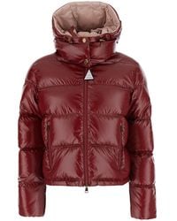 Moncler - 'Niveole' Down Jacket With Removable Hood With Buttons And Logo Patch On The Sleeve - Lyst