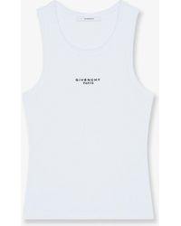 Givenchy - Cotton Blend Tank Top - Lyst
