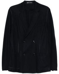 Giorgio Armani - Cashmere Double-Breasted Blazer Jacket - Lyst