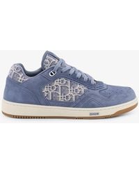 Dior - Dior B27 Uptown Dior Oblique Jacquard Fabric And Suede Sneakers - Lyst