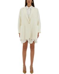 Max Mara - Orlaya Oversize Stretch-Wool Canvas Jacket - Lyst