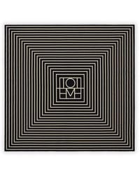TOTEME - Silk Scarf With Monogram Detail - Lyst