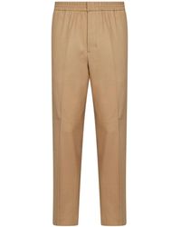 Ami Paris - Wool Serge Trousers With Elasticated Waistband - Lyst