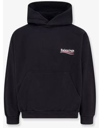 Balenciaga - Cotton Sweatshirt With Political Campaign Logo - Lyst