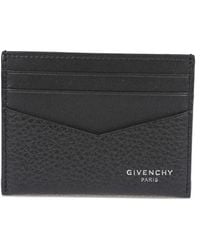 Givenchy - Grained Leather Card Holder - Lyst