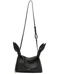 Loewe - Scarf Mini Leather Shoulder Bag - Lyst