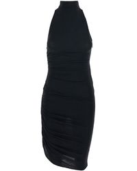 Jacquemus - 'La Robe Piazza Courte' Dress With High Neck And Ruffle Details - Lyst