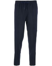 Gucci - Pants With Elastic Drawstring Waist And Web Detail On The Side - Lyst