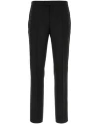 Versace - Wool Blend Pant - Lyst