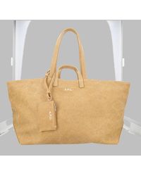 A.P.C. - A. P.C. Canvas Tote Bag With Pouch - Lyst