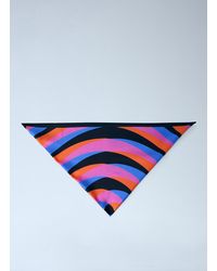 Dries Van Noten - Geometric Patterned Silk Scarf - Lyst