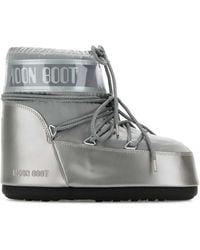 Moon Boot - Satin Icon Low Ankle Boots - Lyst