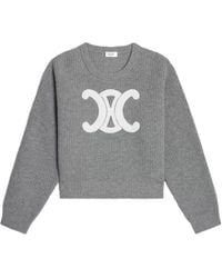 Celine - Wool Crewneck Sweater - Lyst