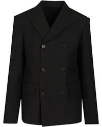 Celine - Tailored Wool Gabardine Jacket - Lyst