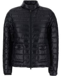 Herno - Quilted Down Jacket With Raised Collar - Lyst