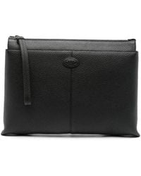 Tod's - Document Holder Medium Leather Pouch - Lyst